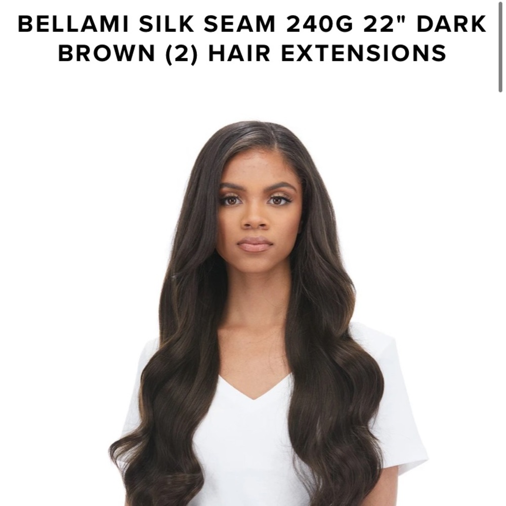 BELLAMI Silk Seam 240g 22" Dark Brown